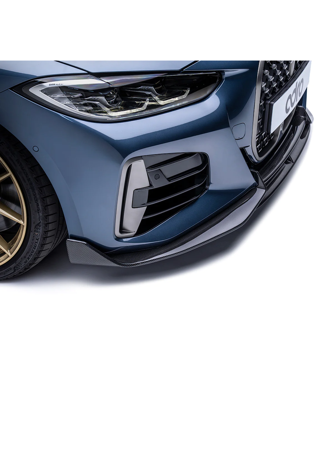 BMW G22 M440i Adro carbon front lip splitter