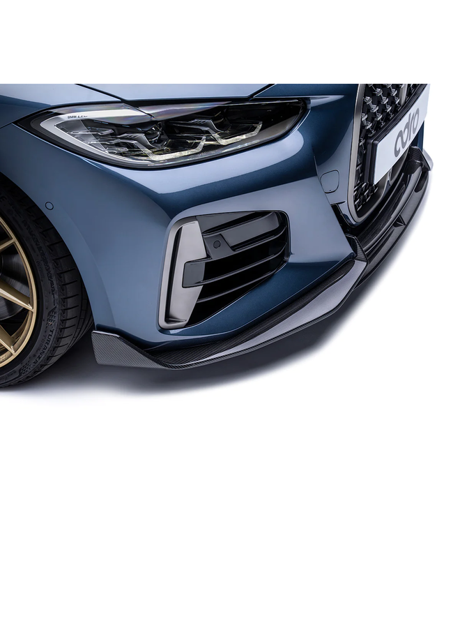 Divisor de lábios dianteiro em carbono BMW G22 M440i Adro