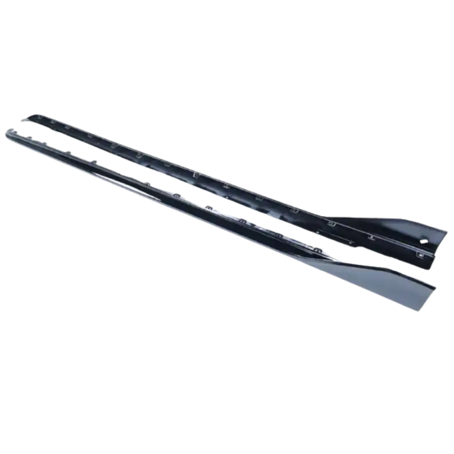 BMW 1 Serie F40 hoogglans zwarte side skirt extensions
