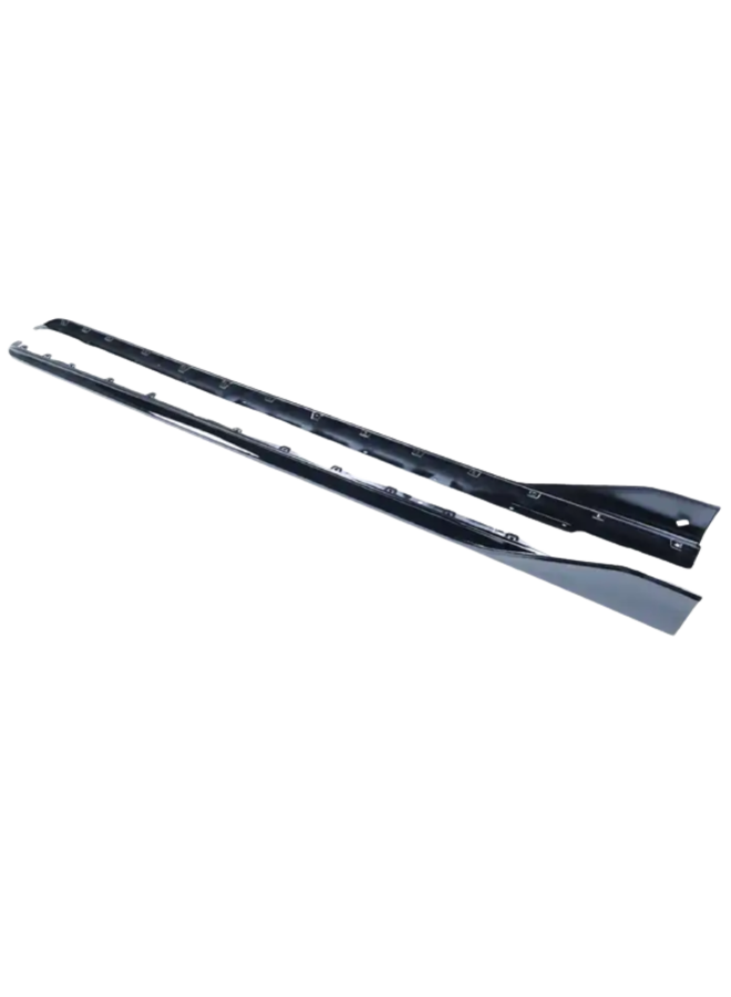 Extensiones de faldones laterales para BMW Serie 1 F40 en negro brillante