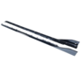 BMW 1 Serie F40 hoogglans zwarte side skirt extensions