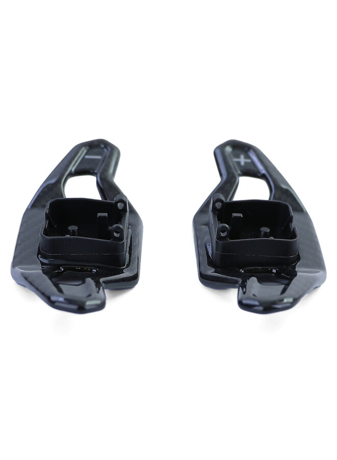 thumbnail image 2 of H-Customs Brushed Aluminum Shift Paddles For Audi A4, A5, TT, TTS, Q7 2015-2019 – Black 2 of 2