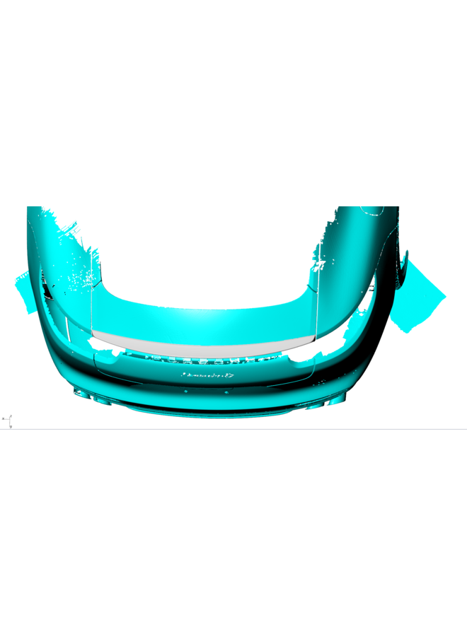 Labbro dello spoiler del bagagliaio in carbonio della Porsche Panamera