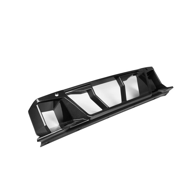 Paraurti anteriore BMW G87 M2 in carbonio sotto la presa d'aria della griglia