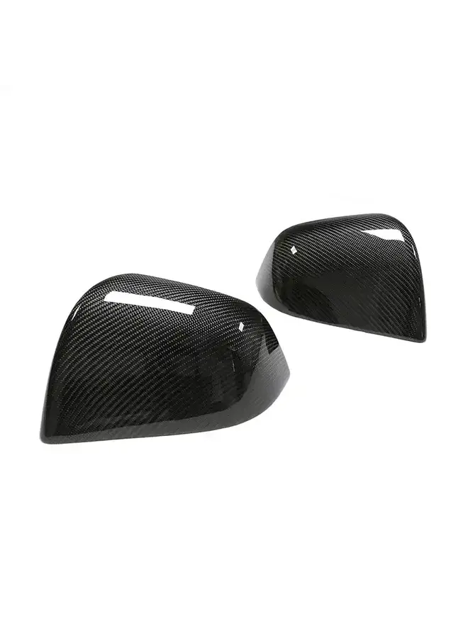 Capas de espelho Tesla Model Y em carbono