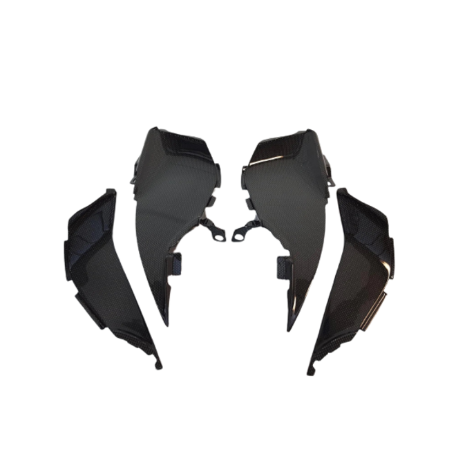 Ferrari F8 Tributo carbon koplamp louvre luchthapper zijscherm