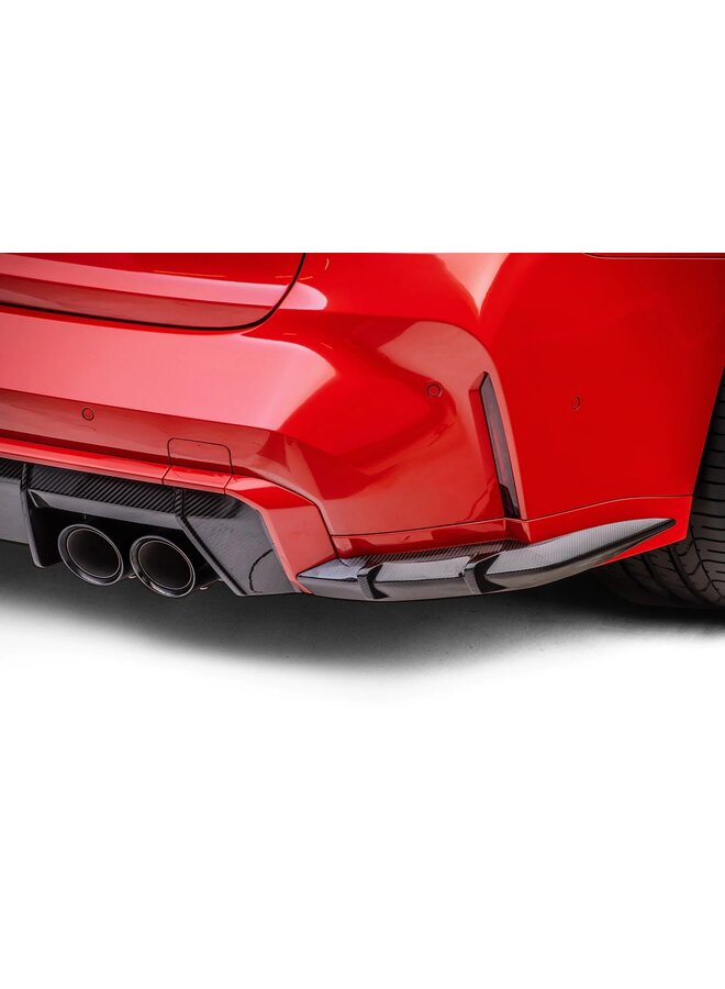 BMW G80 G81 M3 Carbon diffuser achterbumper cover