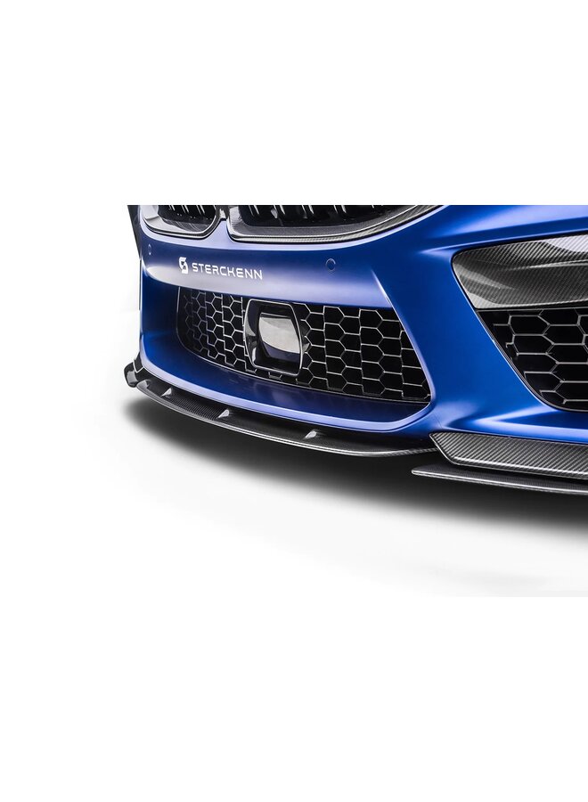 BMW F91 F92 F93 M8 Séparateur de lèvre avant en carbone