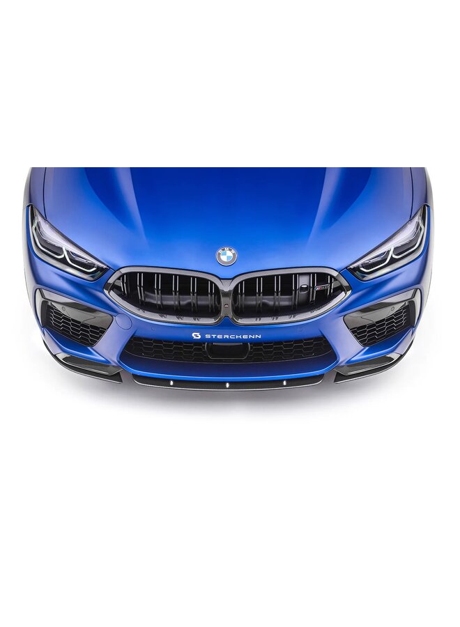 BMW F91 F92 F93 M8 Divisor de lábios dianteiro em carbono