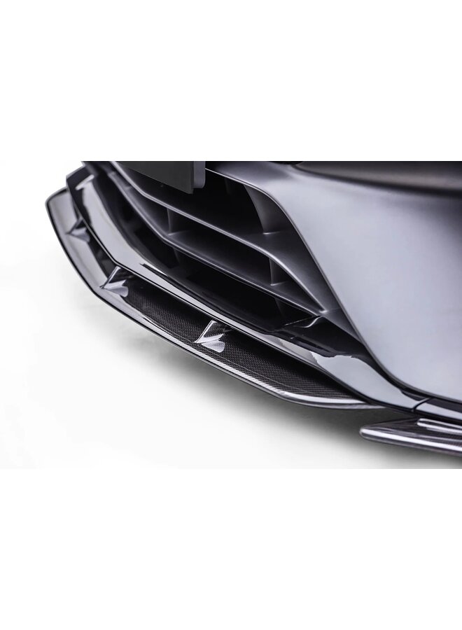 Mercedes A45 W177 carbon front lip splitter