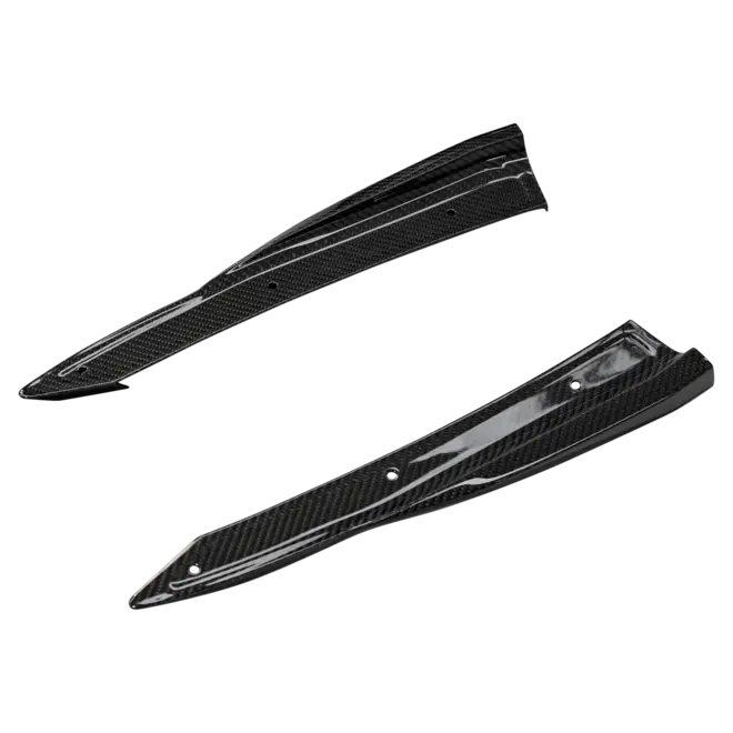 Audi RS4 B9.5 Carbon achterbumper diffuser side skirt extensions