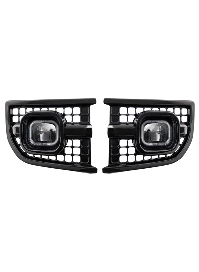 Land Rover Defender 90/110 Urban luces DRL cuadradas parachoques delantero