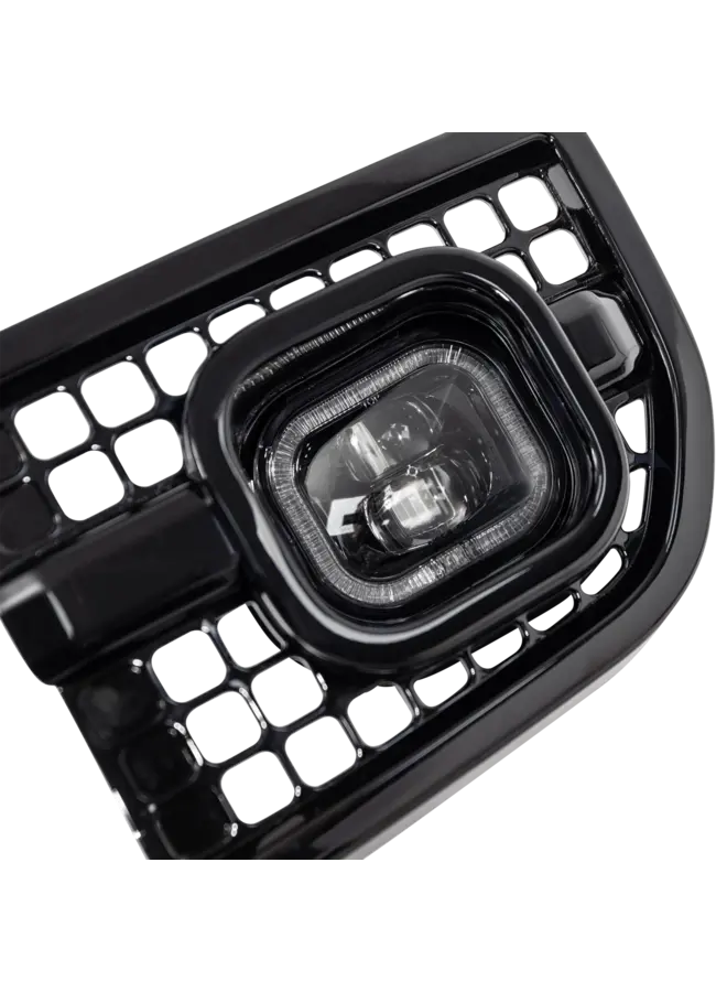 Land Rover Defender 90 / 110 Paraurti anteriore con luci DRL quadrate urbane