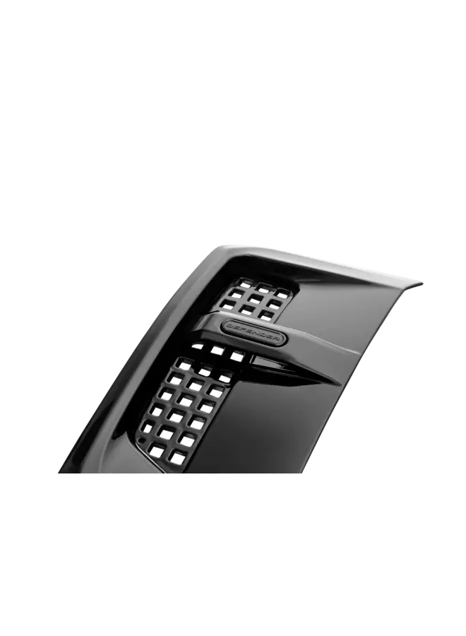 Prises d'air de bulle latérale noir brillant Land Rover Defender 90 / 110 Urban