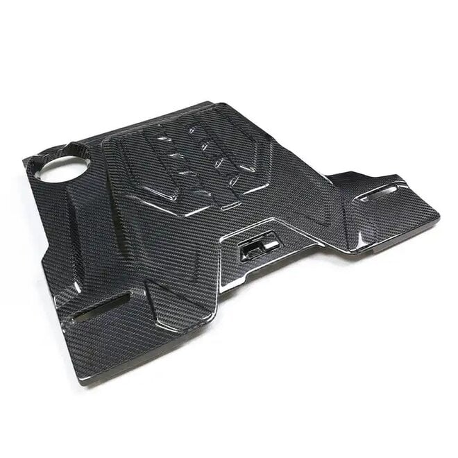 BMW M5 F90 M8 F91 F92 F93 Motorplattenabdeckung aus Carbon