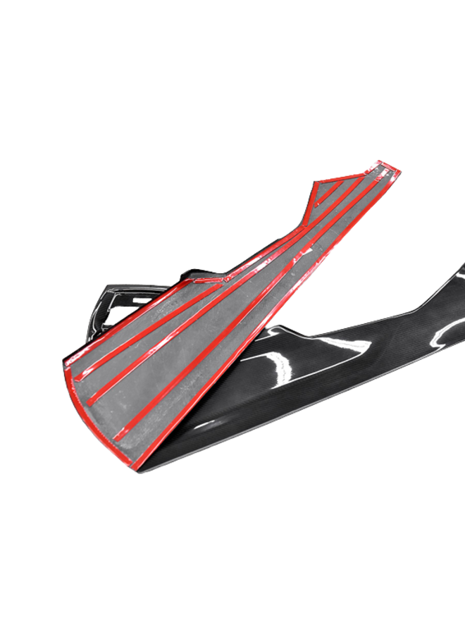 BMW G80 G81 G82 G87 M2 M3 M4 Caches latéraux de console centrale en carbone