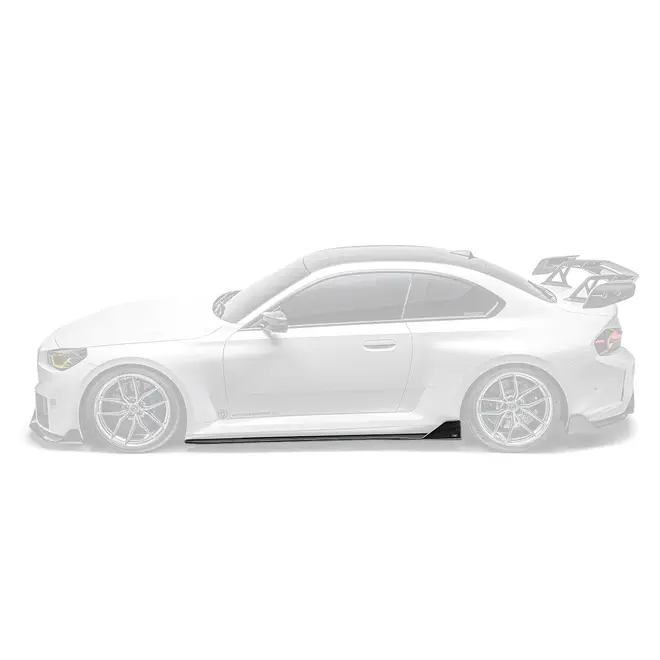 BMW G87 M2 Adro carbon side skirt extensions