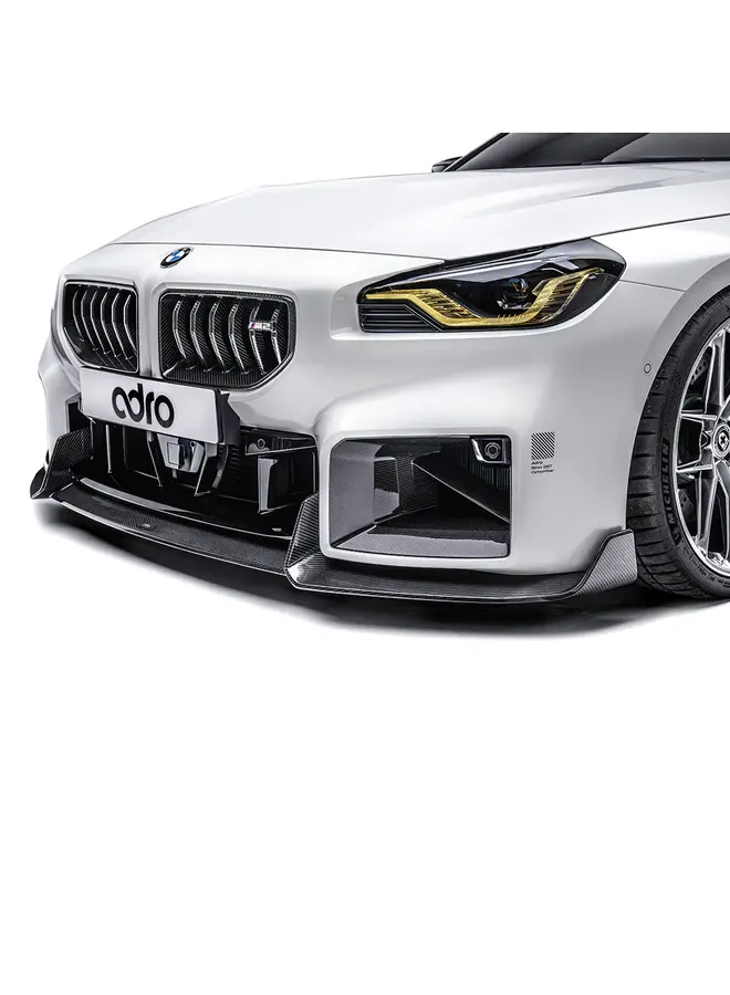 BMW G87 M2 Adro carbon front lip splitter