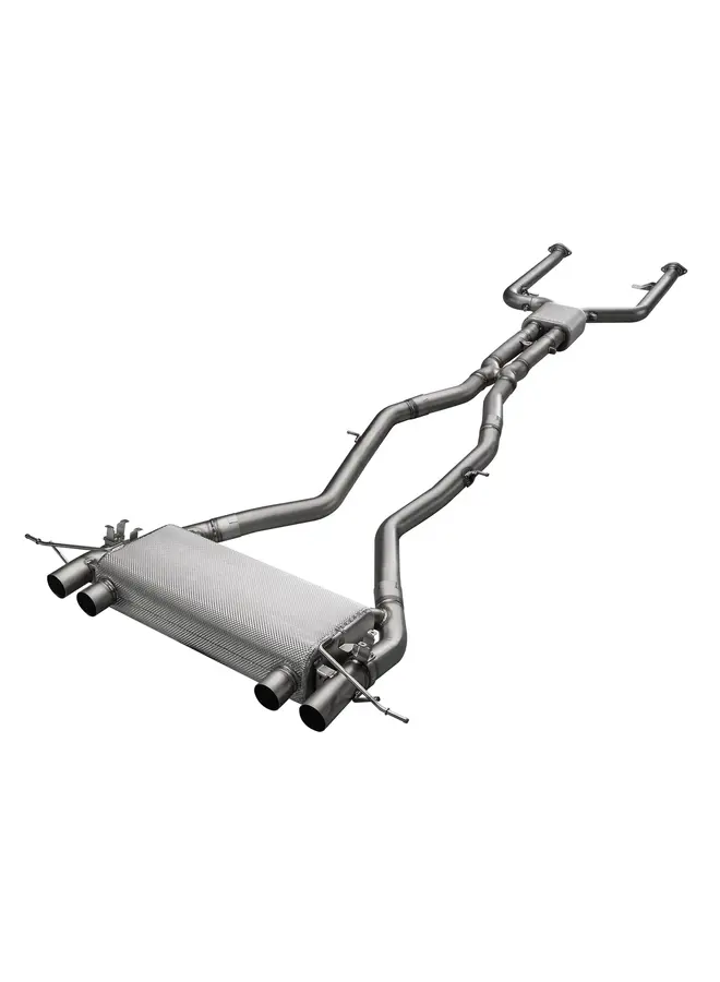 BMW G87 M2 IPE catback exhaust system