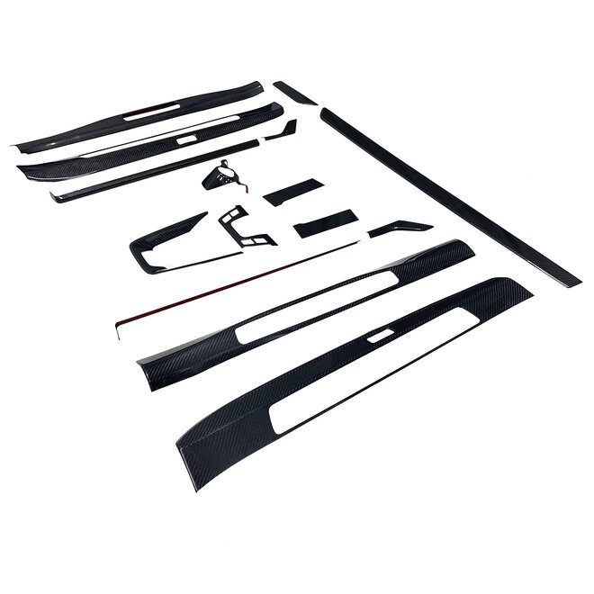 Conjunto de acabamentos interiores Porsche 992 911 Carbon