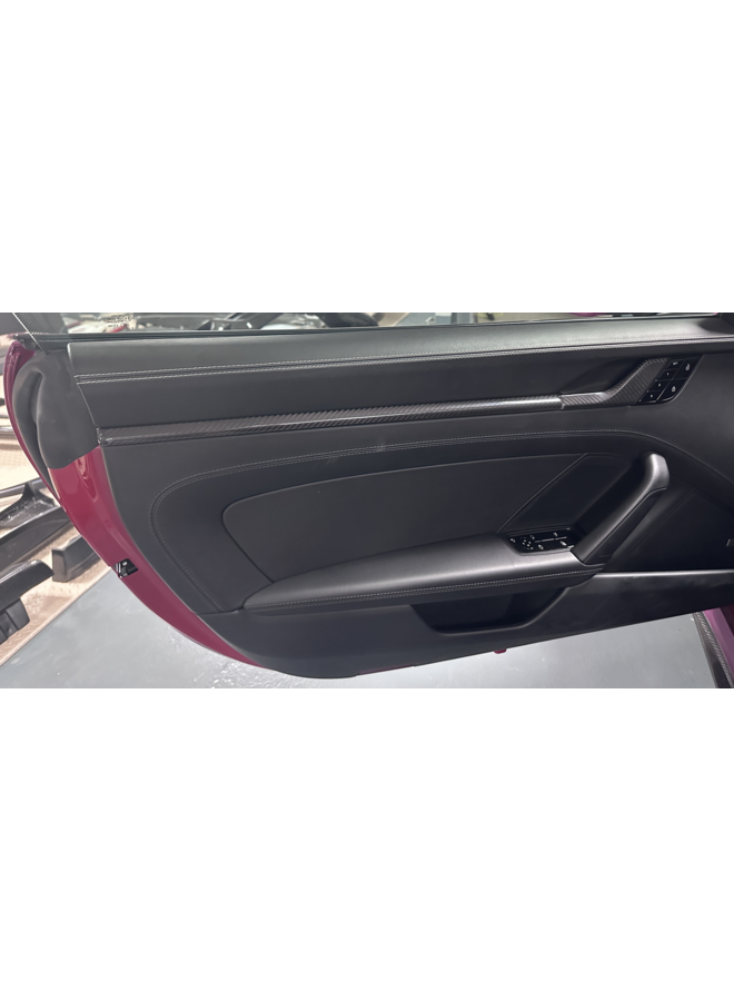 Porsche 992 911 Carbon interieur lijsten trim set