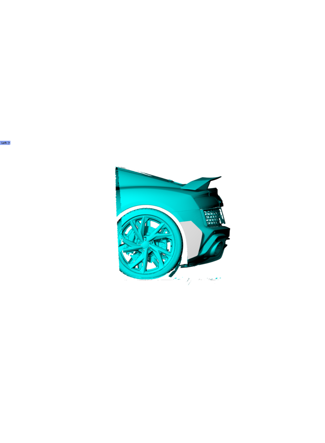 Audi R8 V10 Facelift 2019+ Carbon-Heckstoßstangen-Seitenflügel