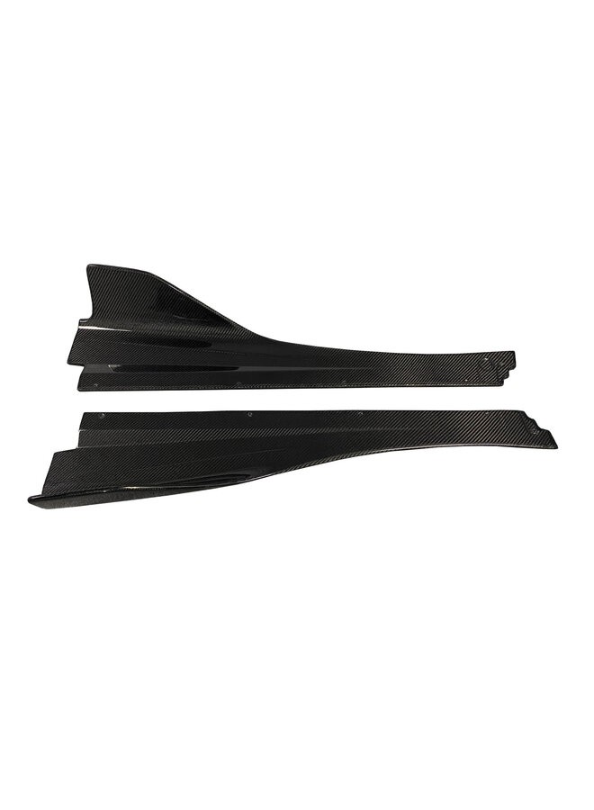 Extensões de saia lateral McLaren 720S Carbon