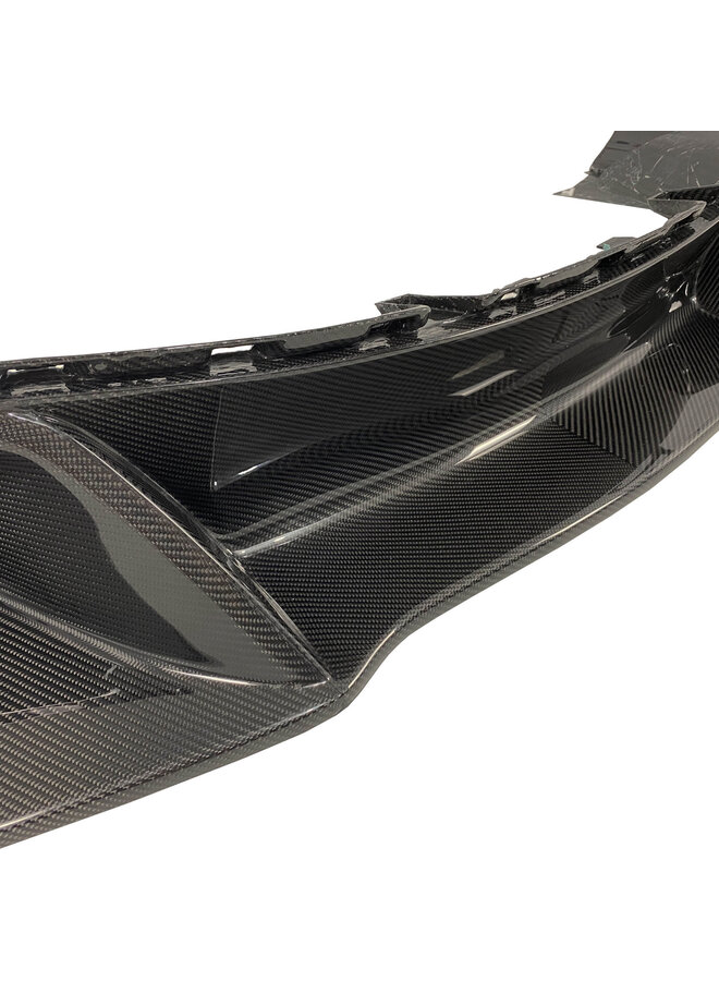 Divisor de labio delantero de carbono McLaren 720S