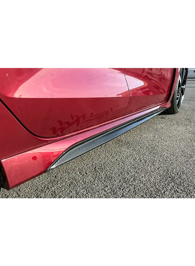 Audi RS3 8Y 2020+ Carbon side skirt extensions