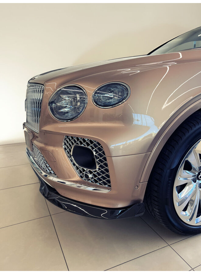 Bentley Bentayga Facelift (Gen 2) carbon front lip splitter