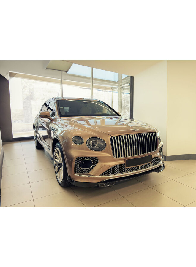 Séparateur de lèvre avant en carbone Bentley Bentayga Facelift (Gen 2)