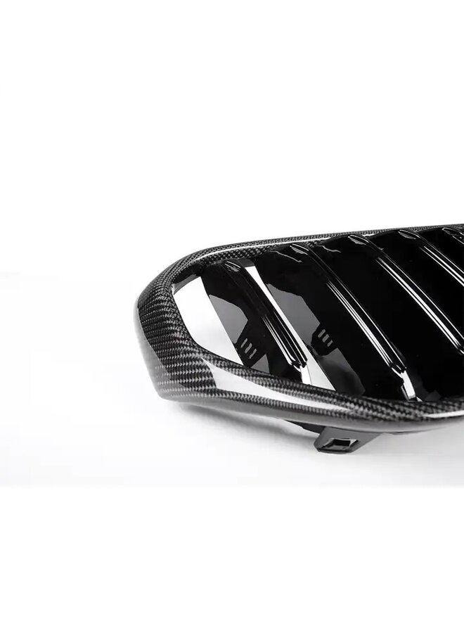 BMW Série 5 G30 | Reins de calandre en carbone G31 LCI