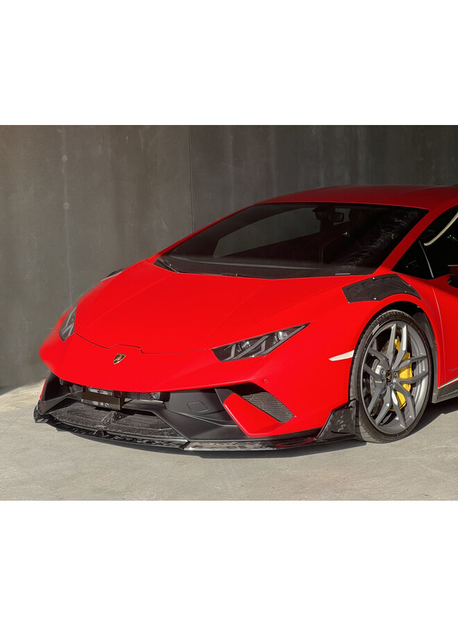 Divisor de labio delantero de carbono Lamborghini Huracan Performante