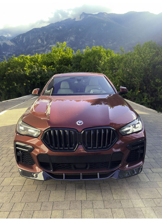 BMW G06 X6 Splitter per labbro anteriore in carbonio