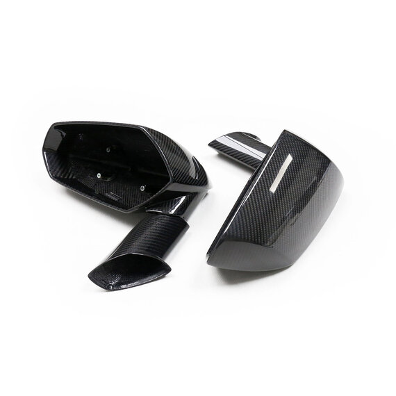 Carcasa y base de la cubierta del espejo de carbono Lamborghini Aventador
