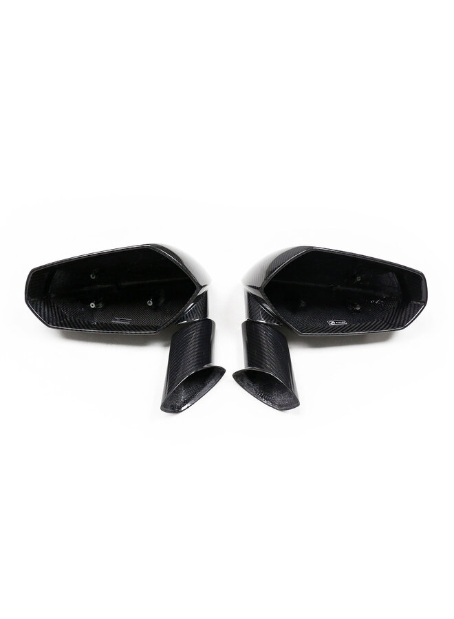 Lamborghini Aventador carbon mirror cover housing and base