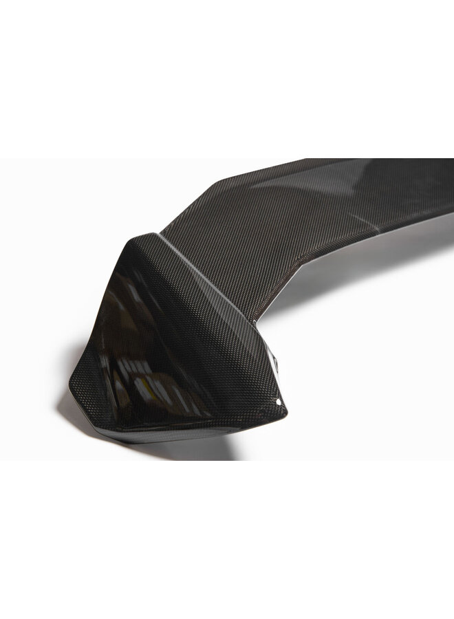 This is a Ferrari Purosangue carbon fiber trunk roof spoiler lip