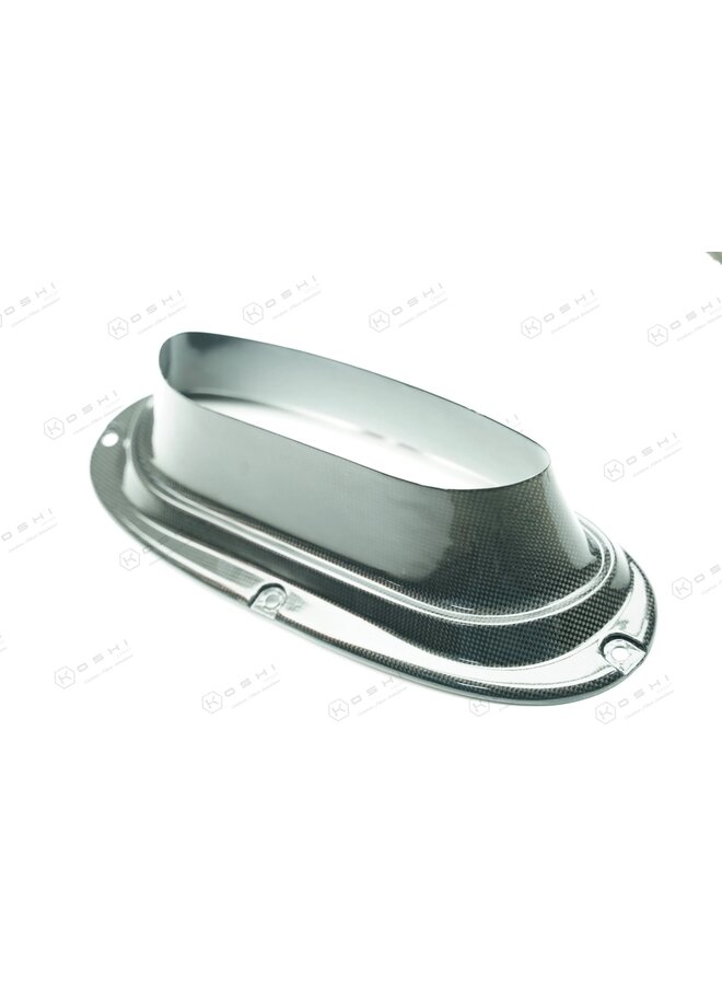 This is a Ferrari F8 tributo carbon hood air scoop intake duct