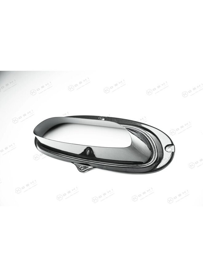 This is a Ferrari F8 tributo carbon hood air scoop intake duct