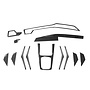 Conjunto de capas de molduras internas de carbono para BMW G05 X5 / G06 X6 LCI Facelift