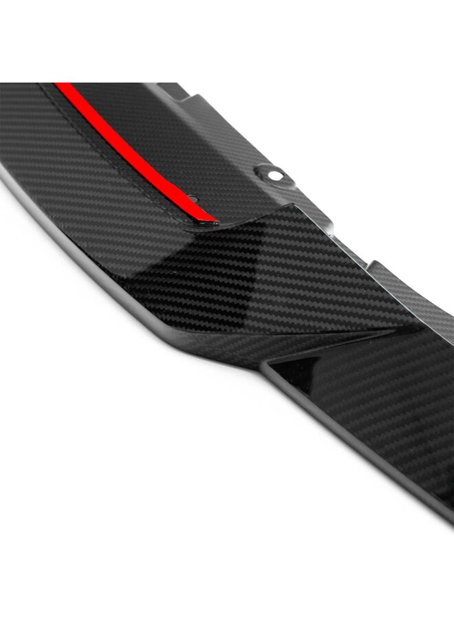 Questo è uno splitter per labbro anteriore in carbonio BMW G87 M2