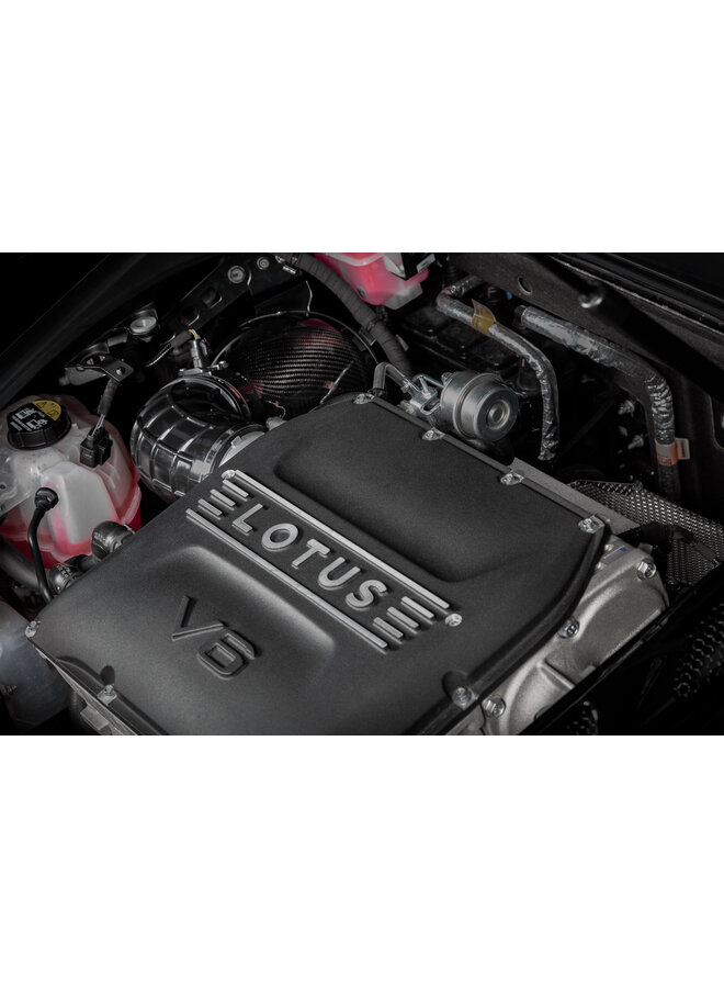Se trata de un sistema de filtro de aire de carbono Eventuri Lotus Emira V6