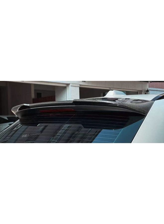 Se trata de un alerón de techo de carbono para BMW G21 G81 M3 Touring
