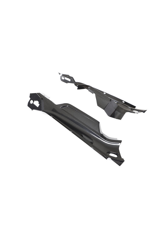 Coberturas dos painéis do compartimento do motor Audi R8 V10 Carbon