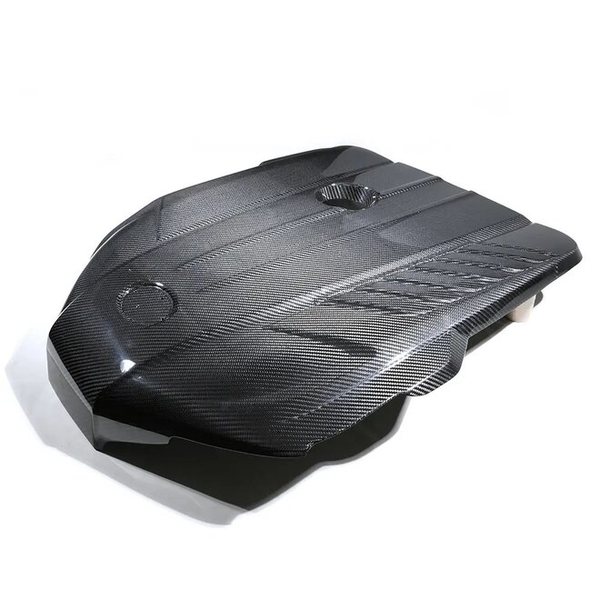 Placa de cubierta del motor de carbono Toyota Supra A90