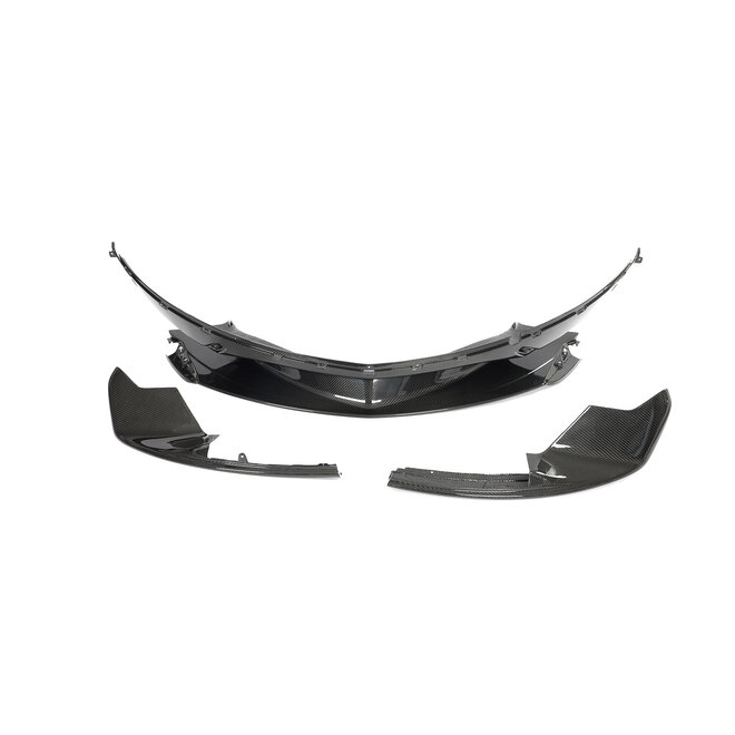 Divisor de para-choque dianteiro em carbono McLaren 570S 570GT + incrustação