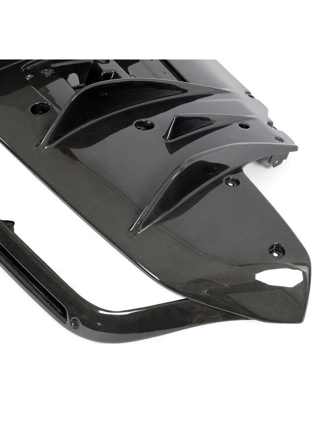 This is a Ferrari F8 Tributo / Spider carbon diffuser