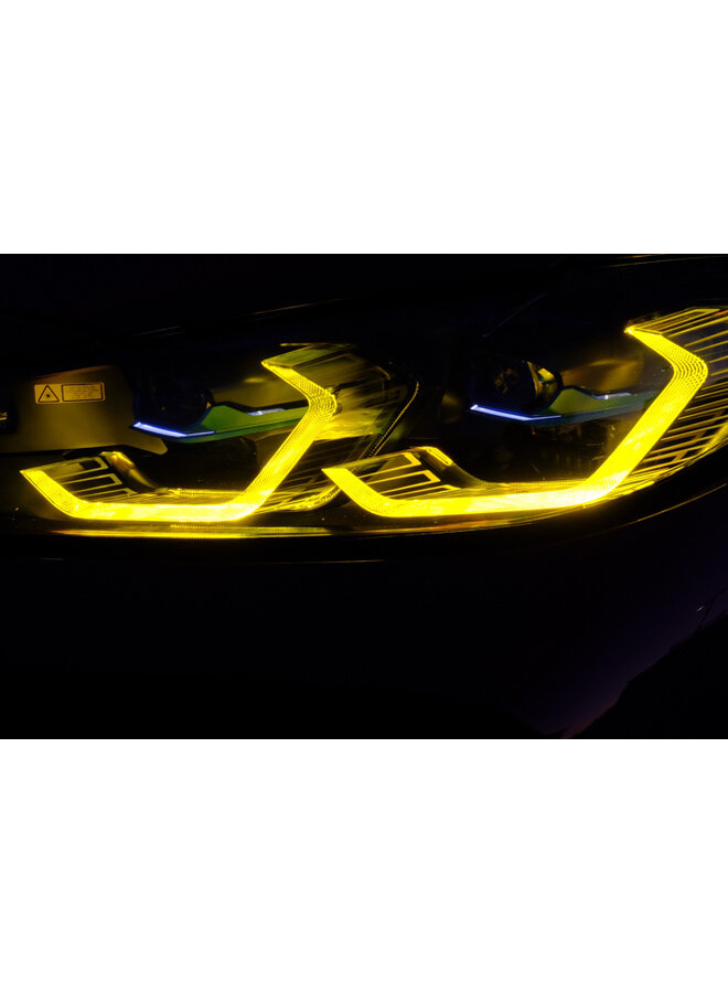 Módulo de ojos de Ángel estilo DRL CSL amarillo BMW G22 G23 G26 serie 4