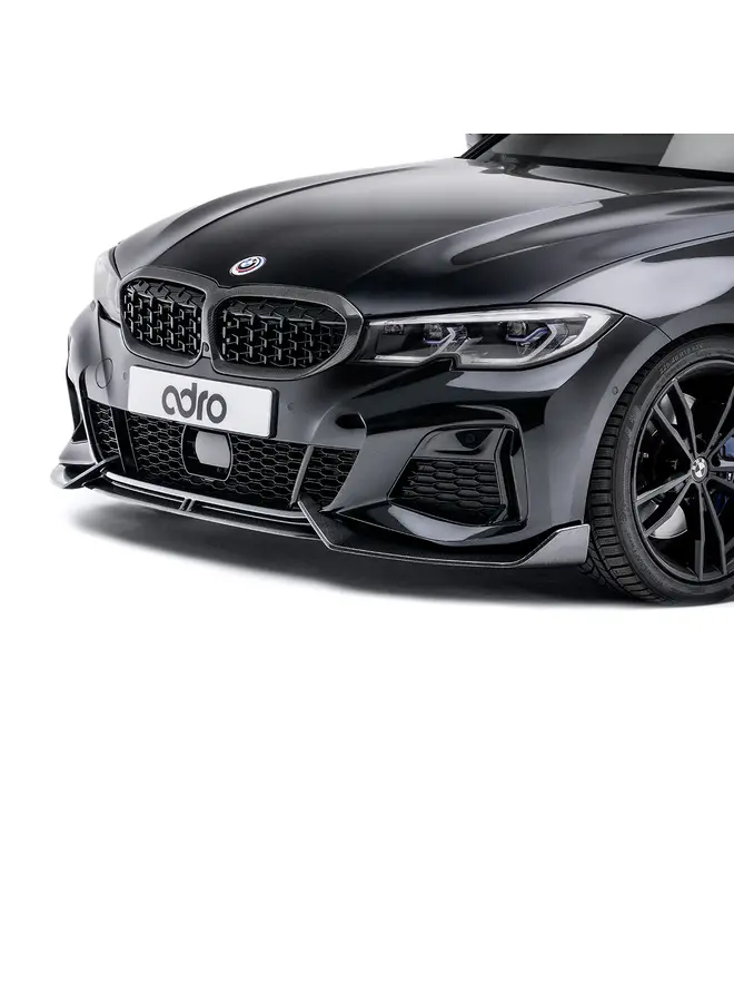 BMW G20 M340i Pre-lci carbon ADRO front lip splitter