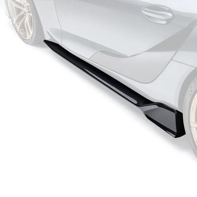 Toyota Supra A90 ADRO Carbon side skirt extensions